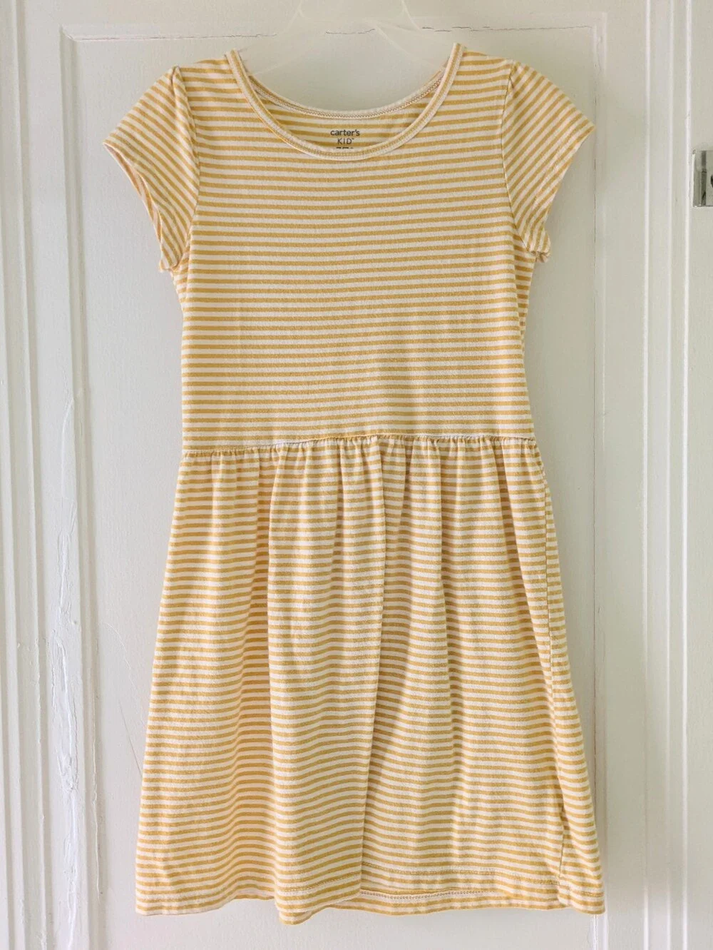 4/$25 Yellow Striped Sundress